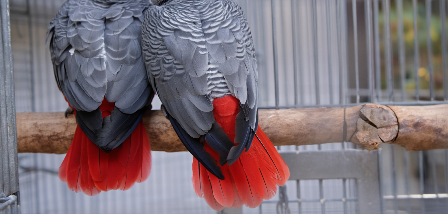 PROVEN BREEDING PAIR OF AFRICAN GREY - Image 2